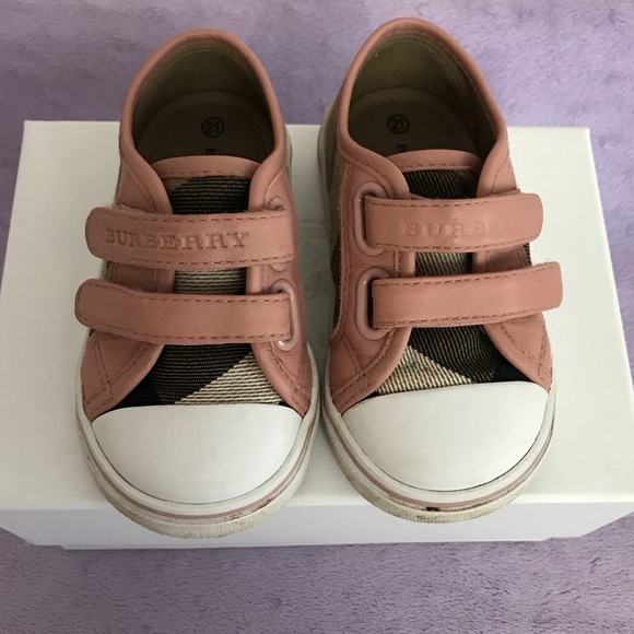 burberry velcro shoes